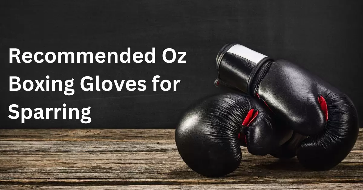 Recommended Oz Boxing Gloves for Sparring